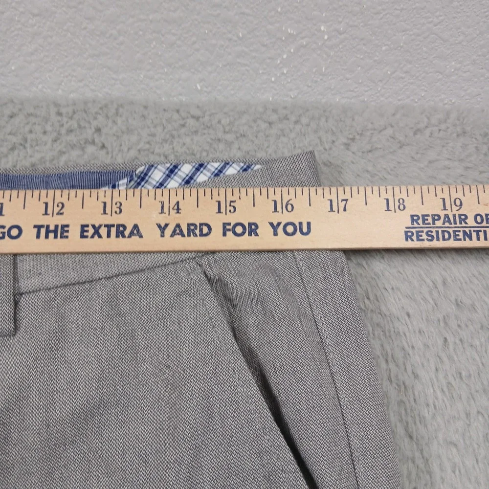Banana Republic Kentfield Pants Men's 33x32 Gray Cotton Slim Straight‎ Chinos